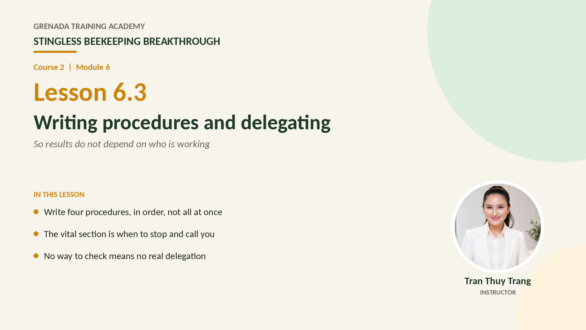 Course 2: Stingless Beekeeping Breakthrough, Philippine Edition: More Honey — More Colonies — Grow the Farm
